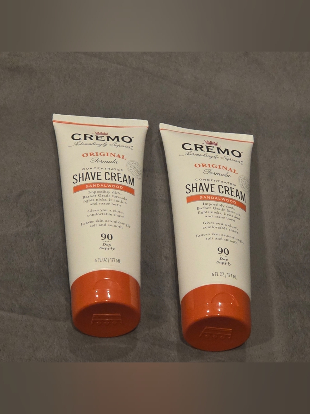 Cremo Original Concentrated Shave Cream - Sandalwood 6 oz (2-Pack) 2-Pack